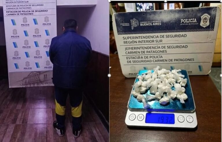 Detienen a un motociclista con droga en Carmen de Patagones y desmantelan un punto de fraccionamiento