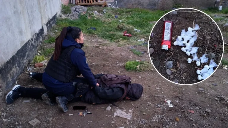 Detienen a un joven de 18 años con 17 dosis de cocaína en Viedma