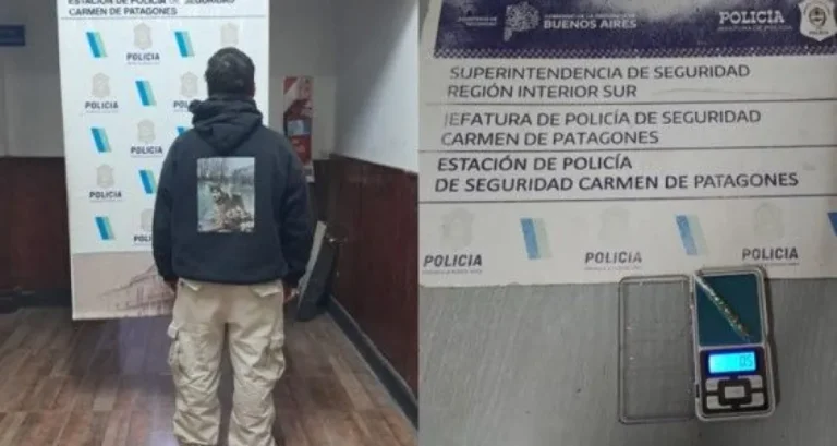 Detuvieron a un hombre con dosis de marihuana y una moto robada durante un operativo de control