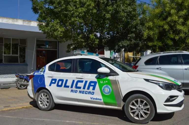 Intentaron escapar de la Policía en Viedma y uno de los sospechosos desechó un envoltorio con cocaína